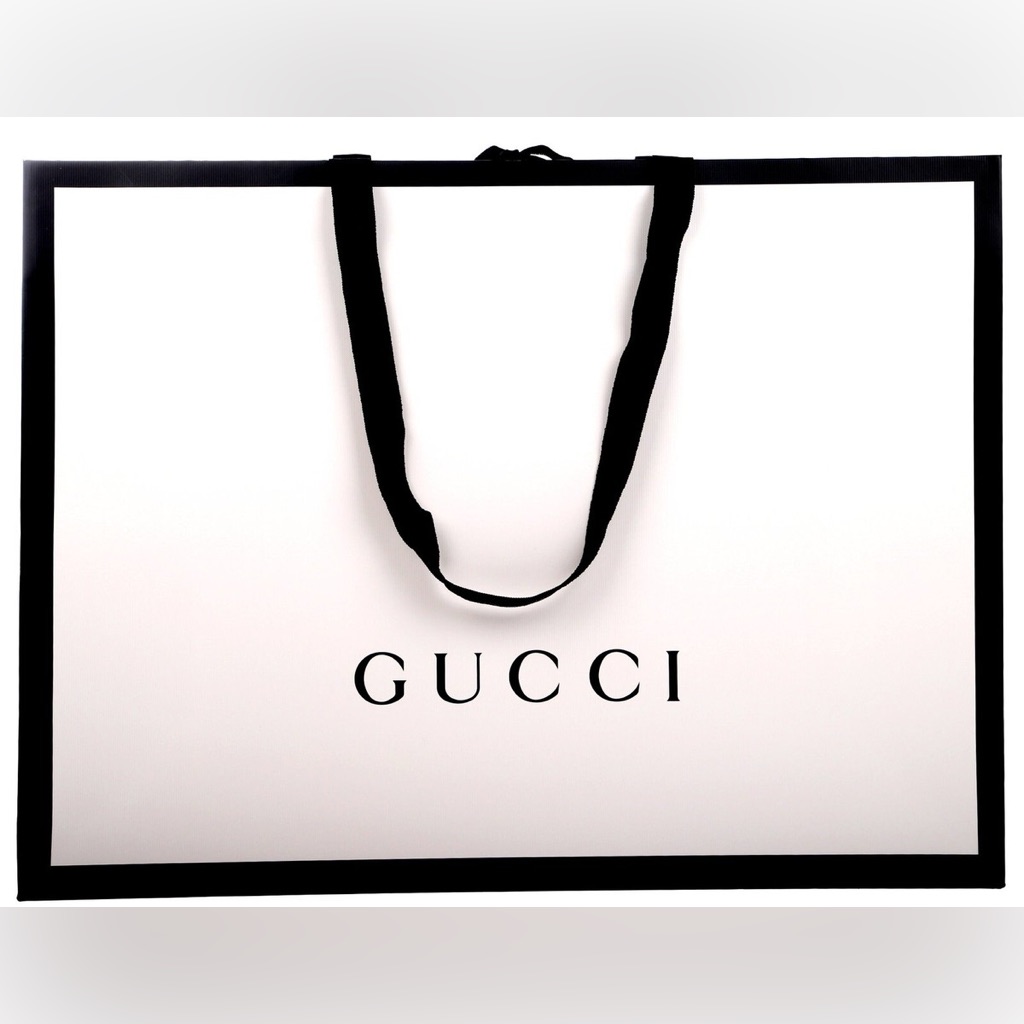 Large Authentic Gucci Shopping Bag Large Authentic Gucci Shopping Bag
